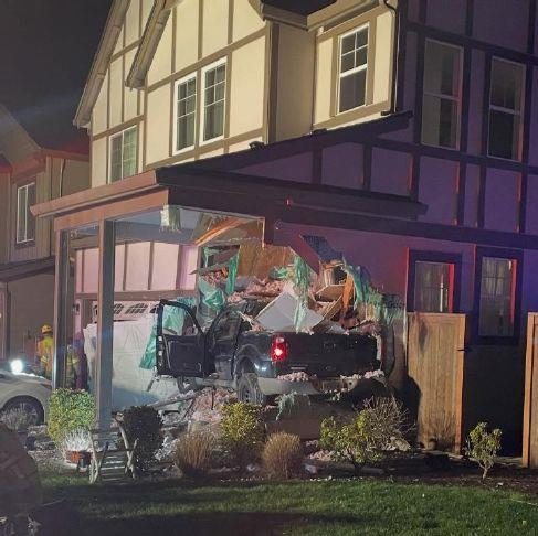 Car crashes into Beaverton home Thursday in busy night for TVF&R